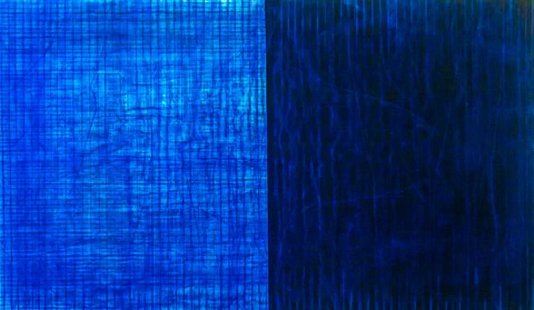 1: Acrylic and white pigment 10'X7' 2008