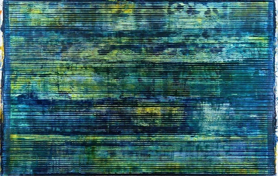 2: Mixed media 12' X 8' on canvas 2017