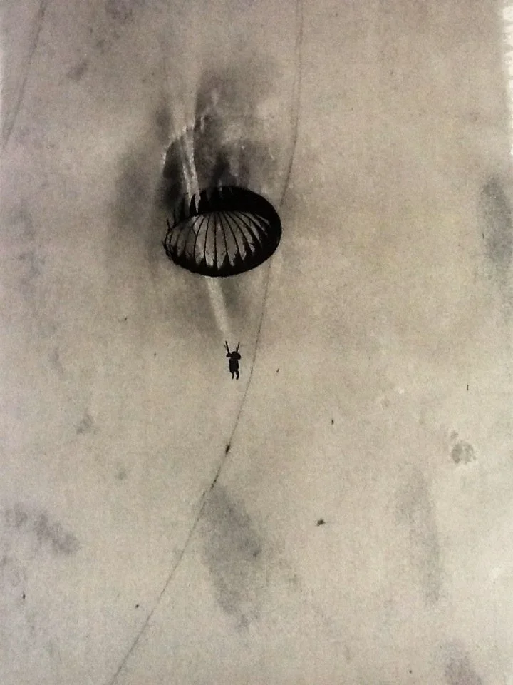 15: Mixed media on paper 25'“ x 36” 2011 