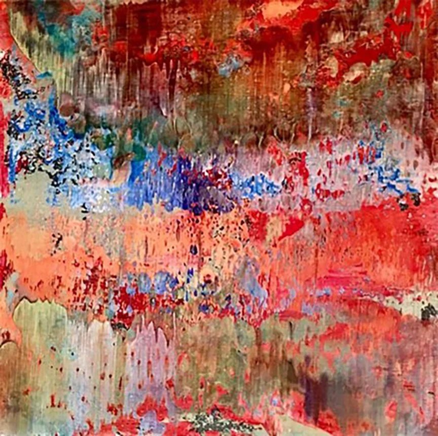 8: Acrylic on canvas 12" x 12" 2020