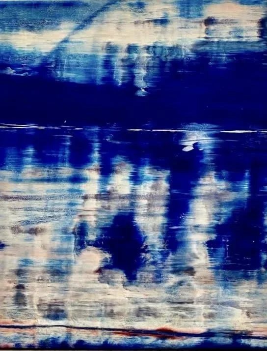 11: Mixed media on canvas 11.5” x 15” 2021