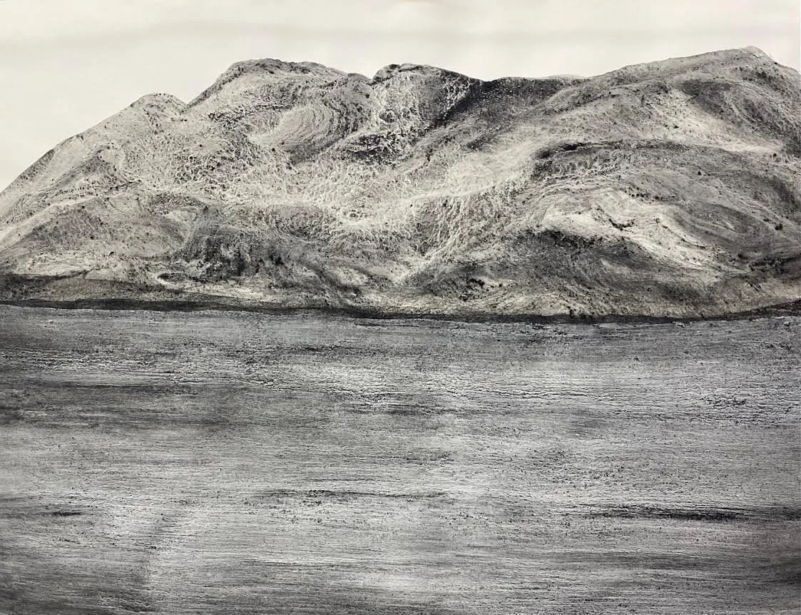 14: Mixed media on paper 38” x 50” 2022