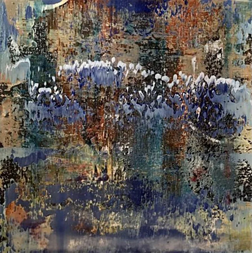 7: Acrylic on canvas 12" x 12" 2020