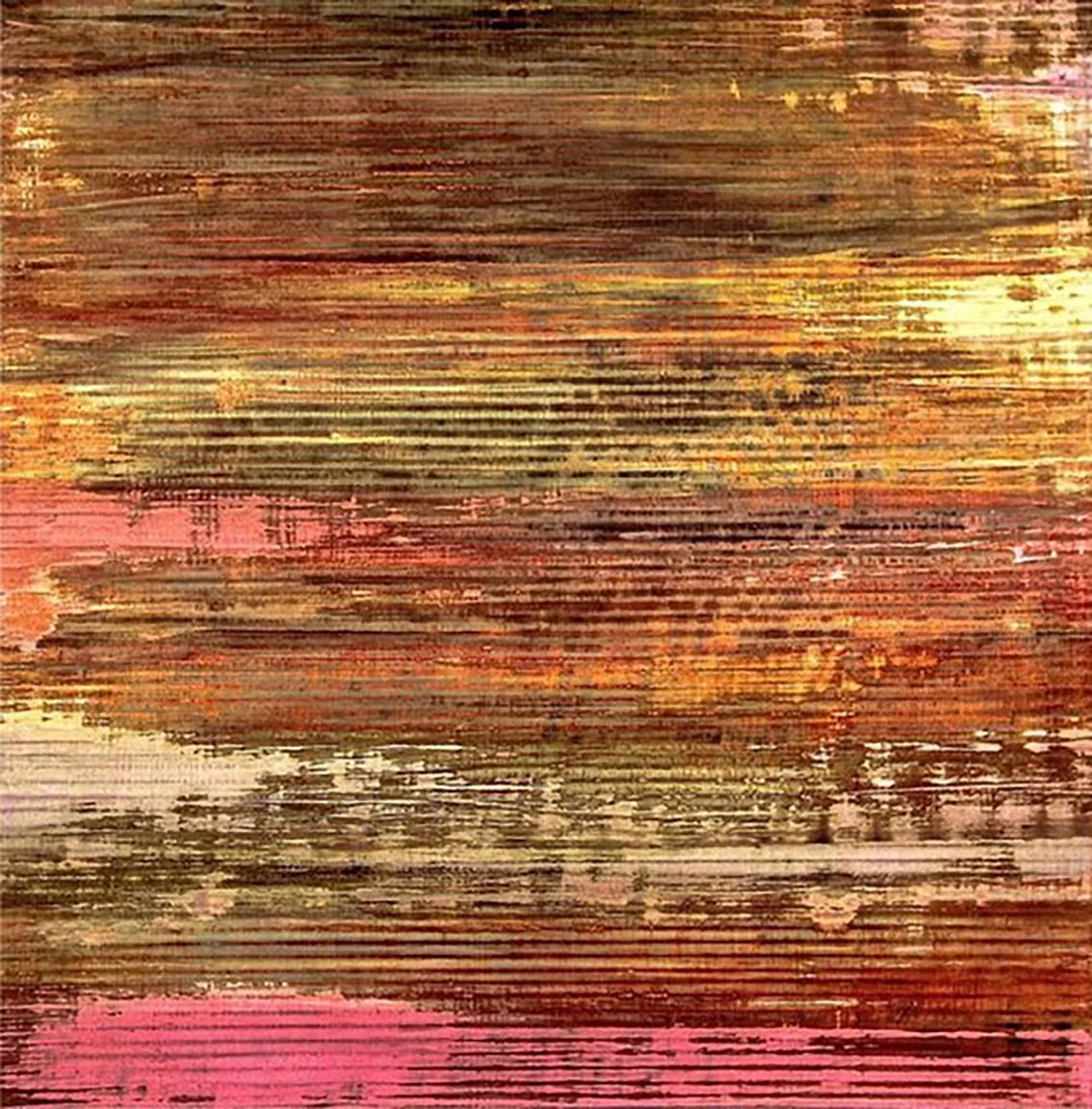 8: Mixed media on canvas 44" x 84" 2014