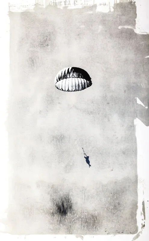 1: Oil on paper 83" x 51" 2011