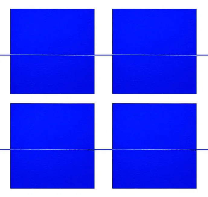 17: Oil on canvas, each square is 8” x 8” 2017