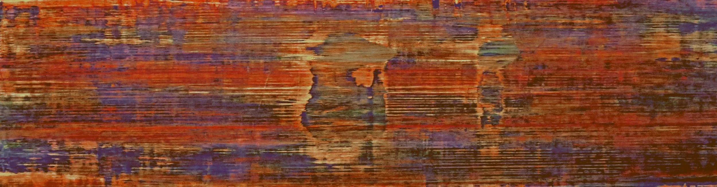 5: Mixed media on canvas 134" X 46 2021