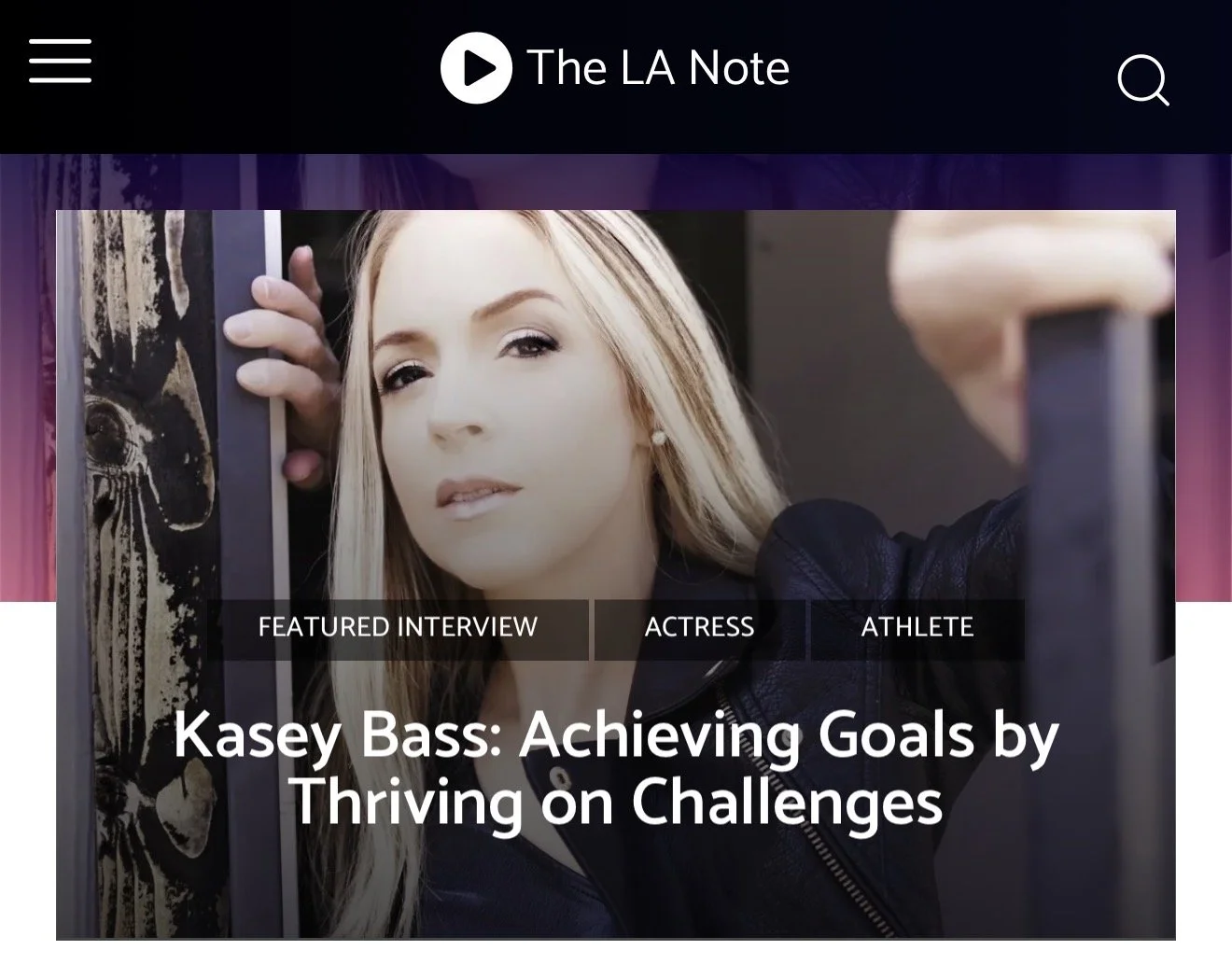 Interview with LA Note