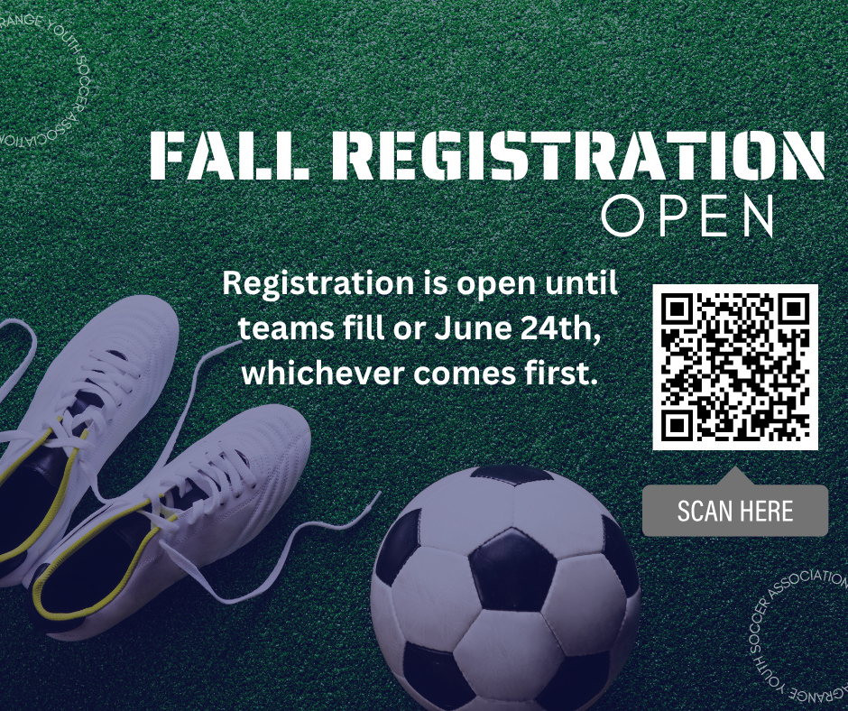 Fall Registration Open