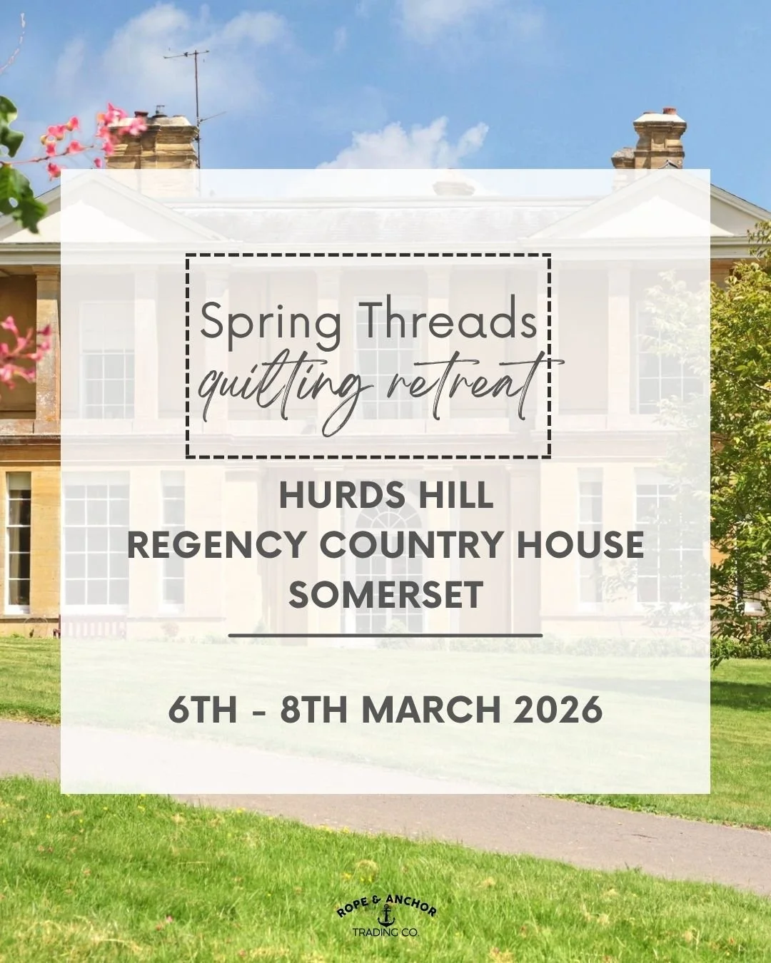 Only 1 place left!
Join us in March 2026 for the Falling Leaves Quilt Retreat, at the beautiful Hurds Hill Regency House.  It's a small retreat with just 10 of us staying over the weekend, quilting away with wonderful views, food and company.