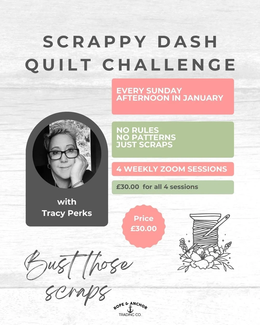 The Scrappy Dash Quilt Challenge January 2026