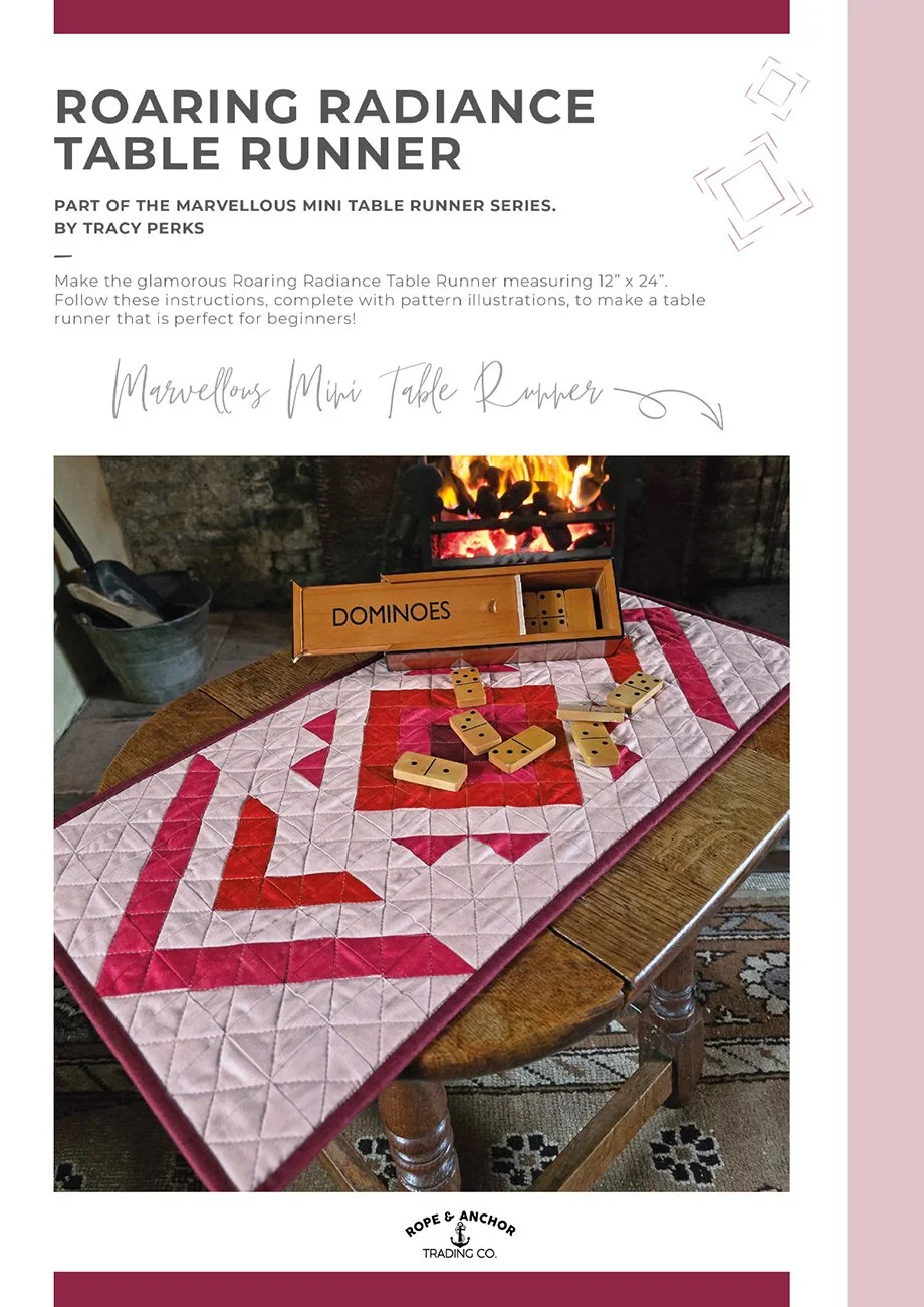 Roaring Radiance Table Runner Pattern