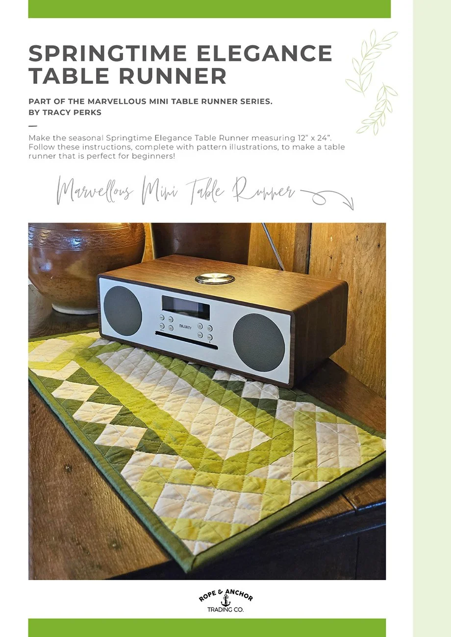 Springtime Elegance Table Runner Pattern