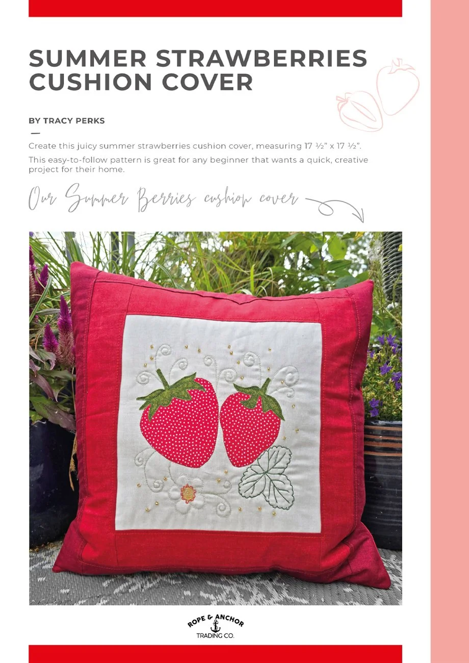 Summer Strawberries Quilt Pattern