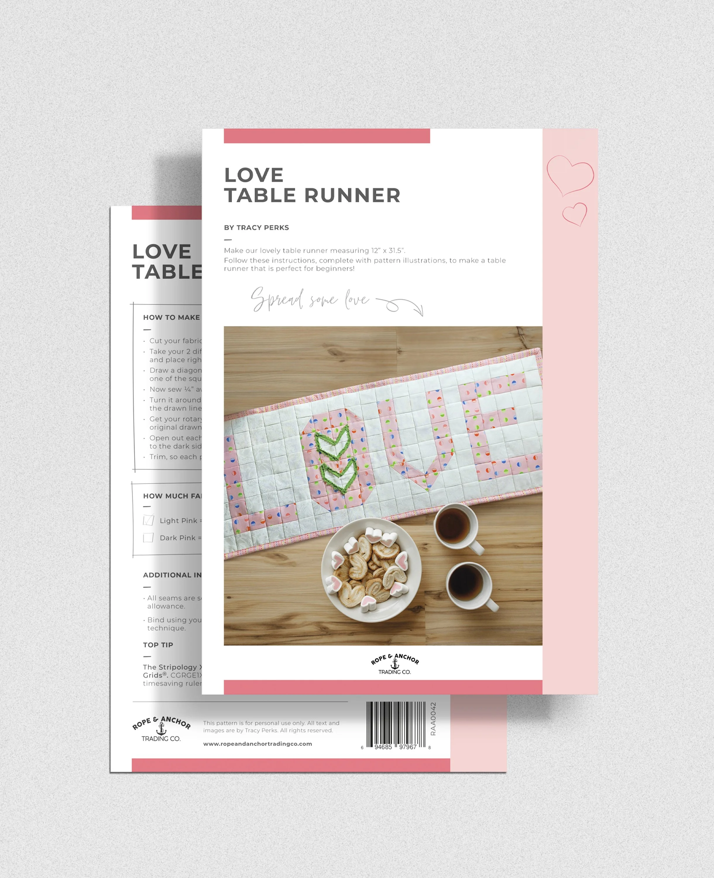 Love Table Runner