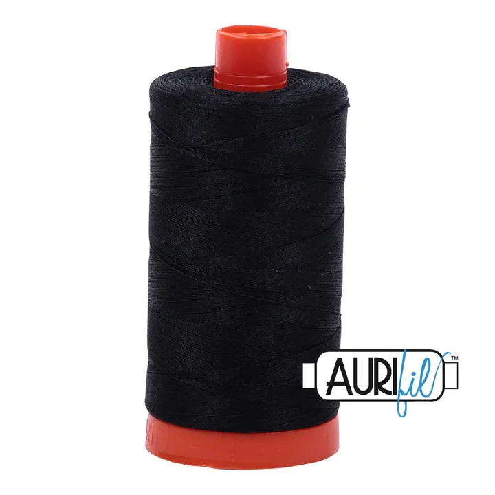 2692 Black Aurifil Thread - 1 large spool 50wt