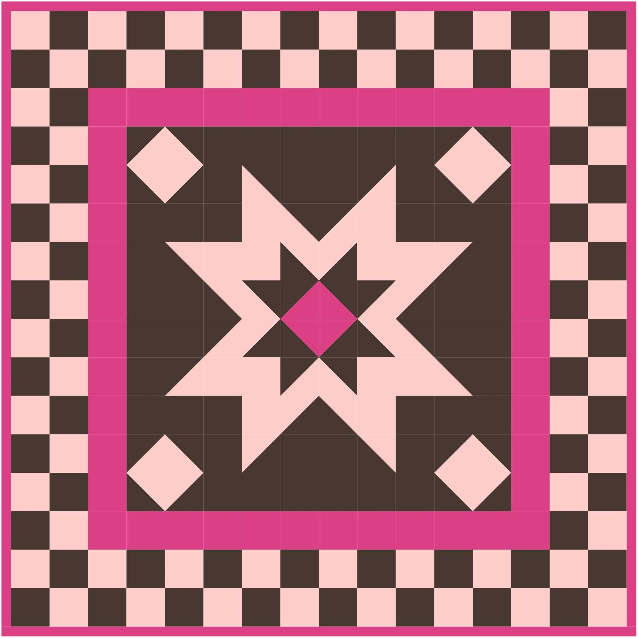 Checkmate Star Quilt Pattern without Grid Lines.JPG