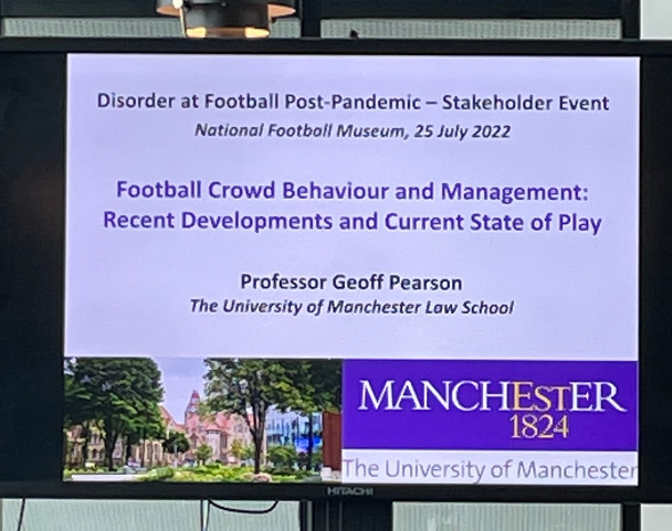 Disorder at Football Matches Post Pandemic