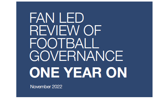 Fan-led Review: One Year On