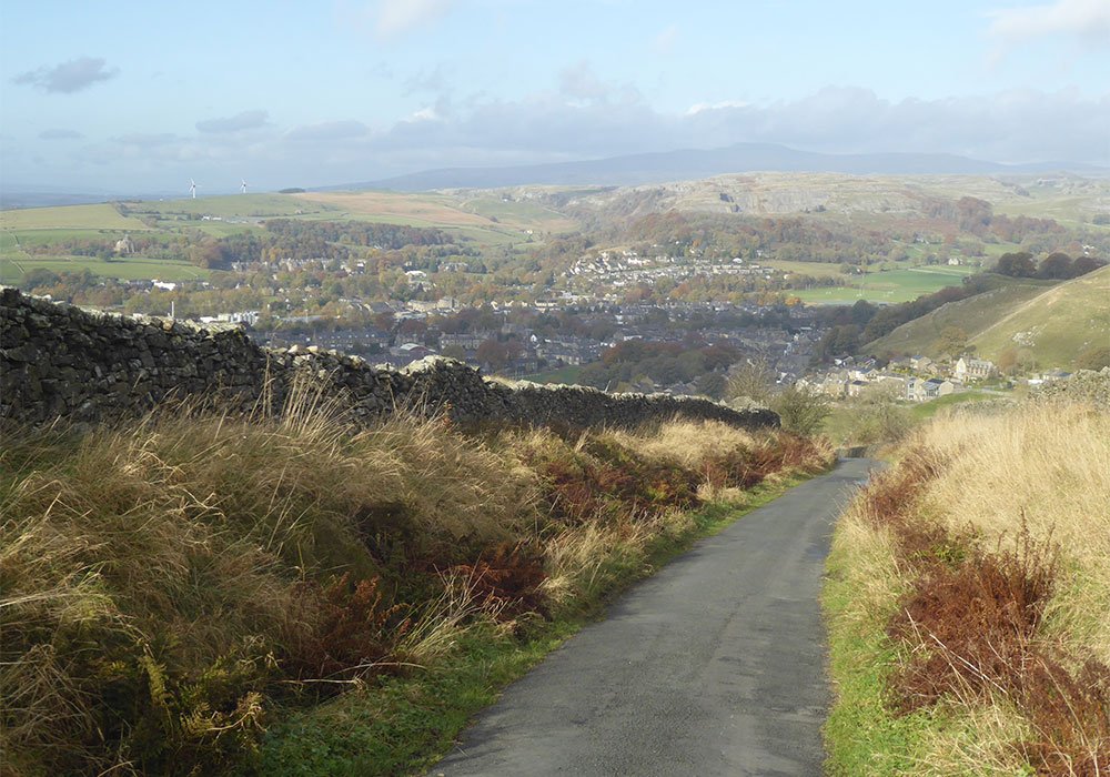 Turbines viewed from Mitchell Lane