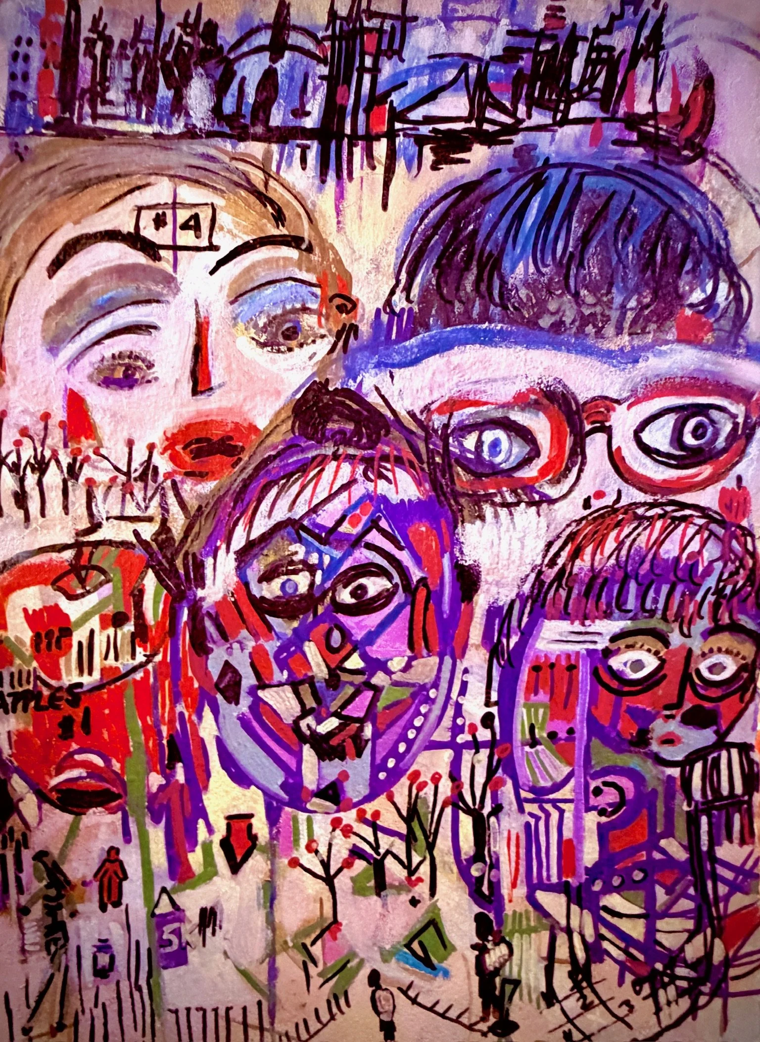  Title  
Mixed media  
15 x 11 in. 
$XX