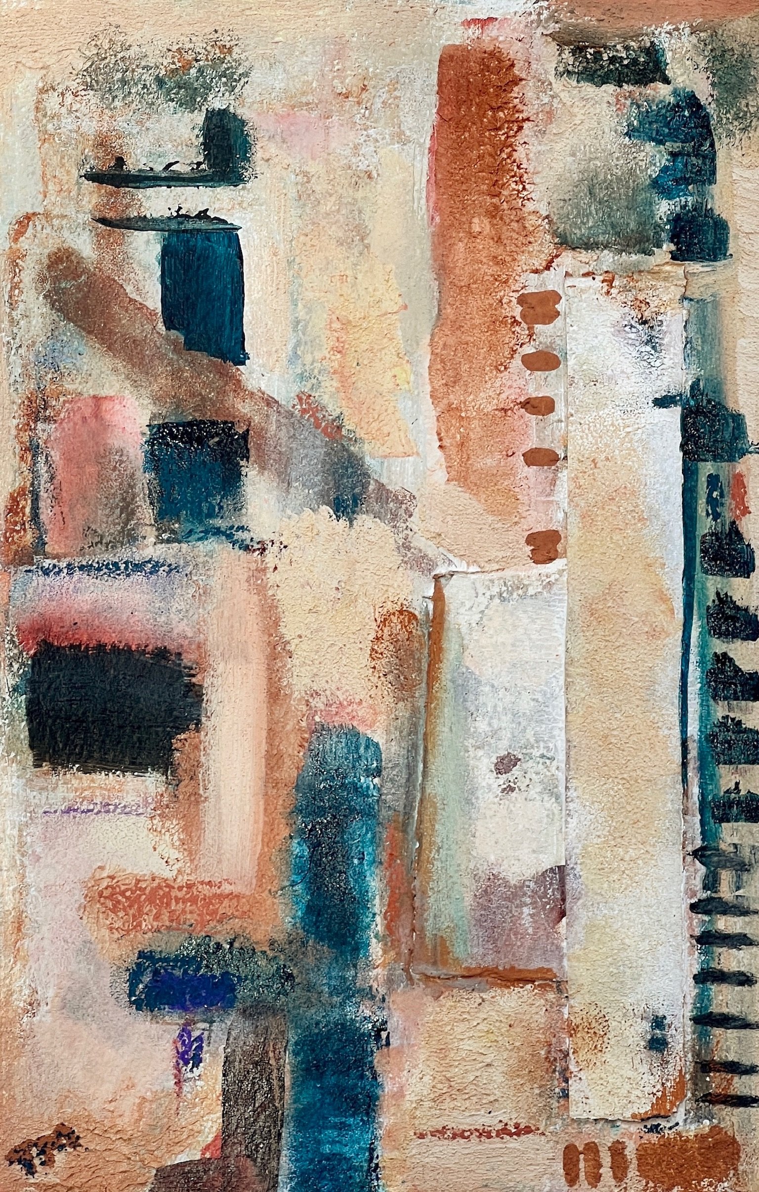 Grain Elevator
Mixed media and collage,
h: 10 x 7.5 in.,
$240
sold