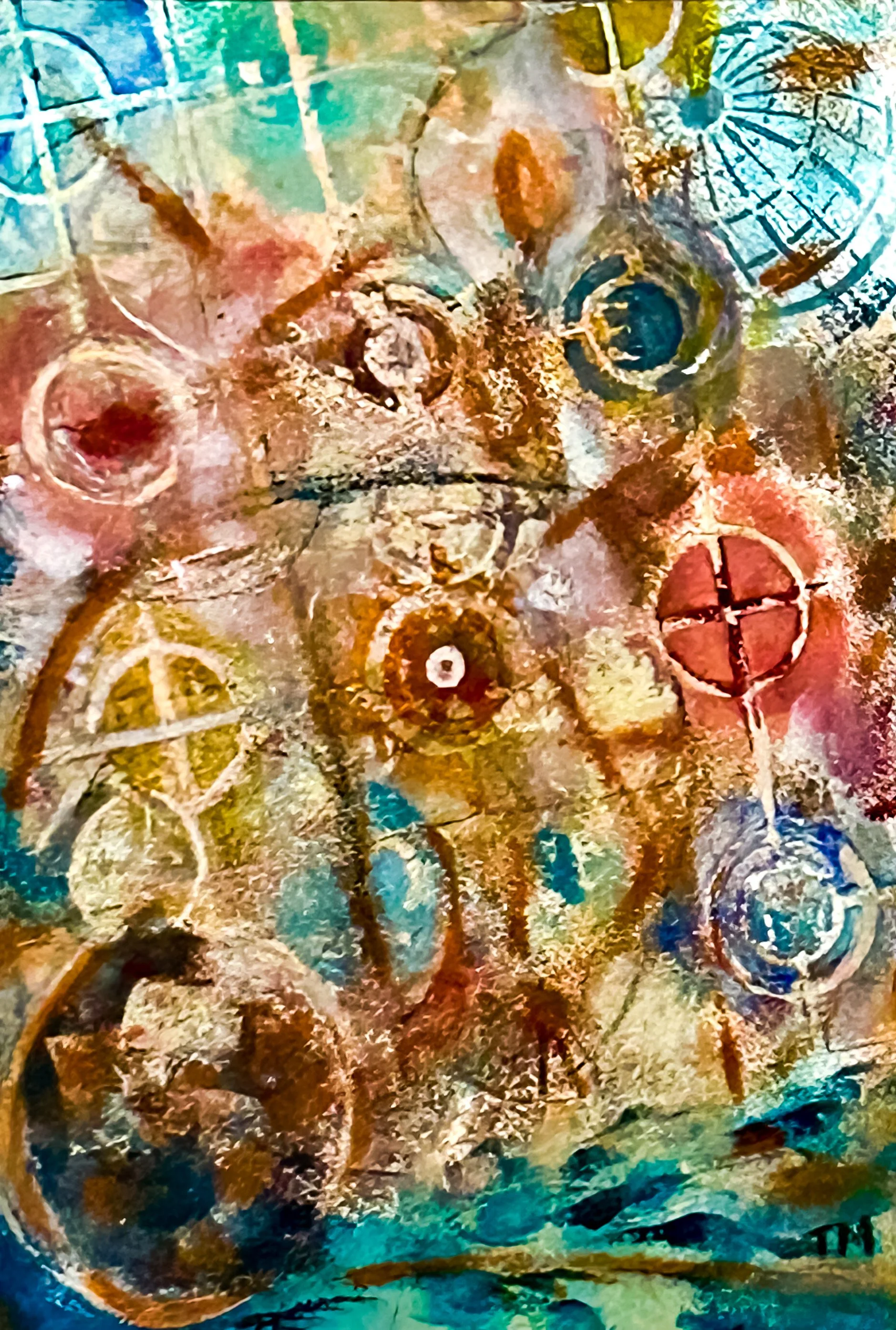  Tic Tac Toes.   
Mixed media,  
h: 13 x 9 in.,  
$220
  Sold  