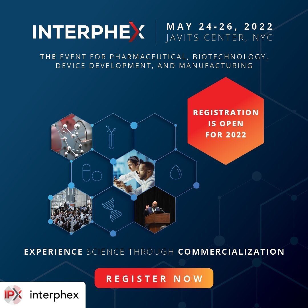 We are excited for Interphex 2022! #interphex #interphex2022