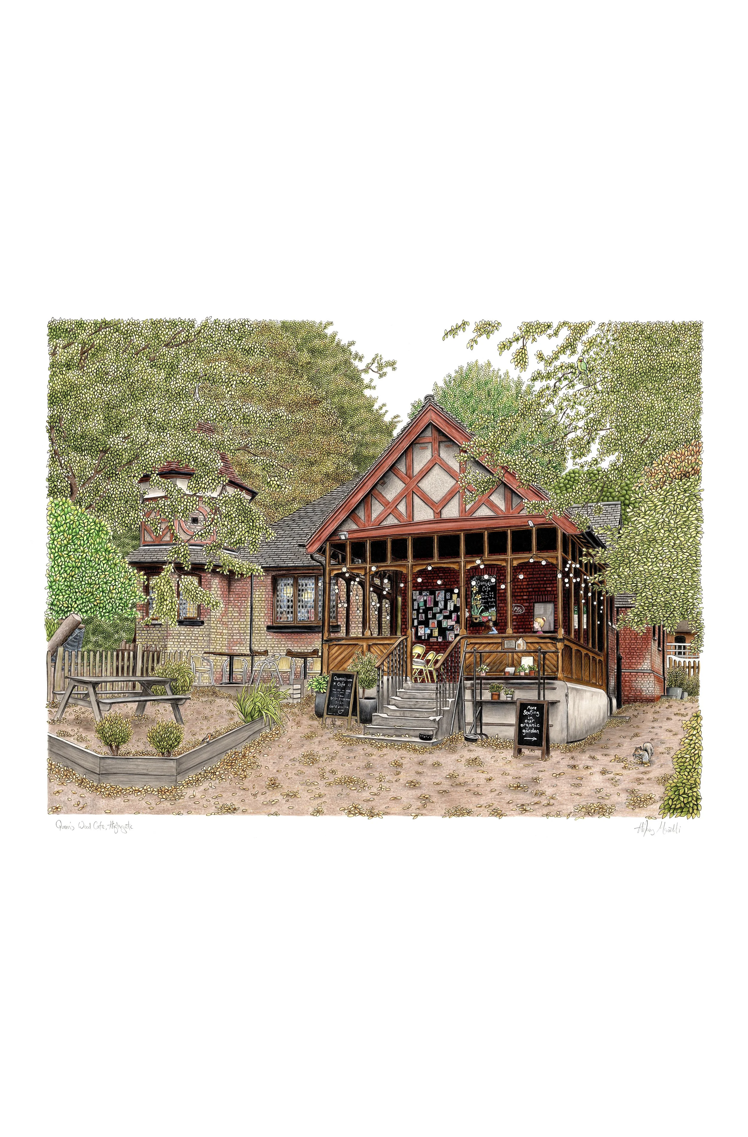 Hilary Sketches - Queen's Wood Cafe PSadj extra border (straightsquare).jpg