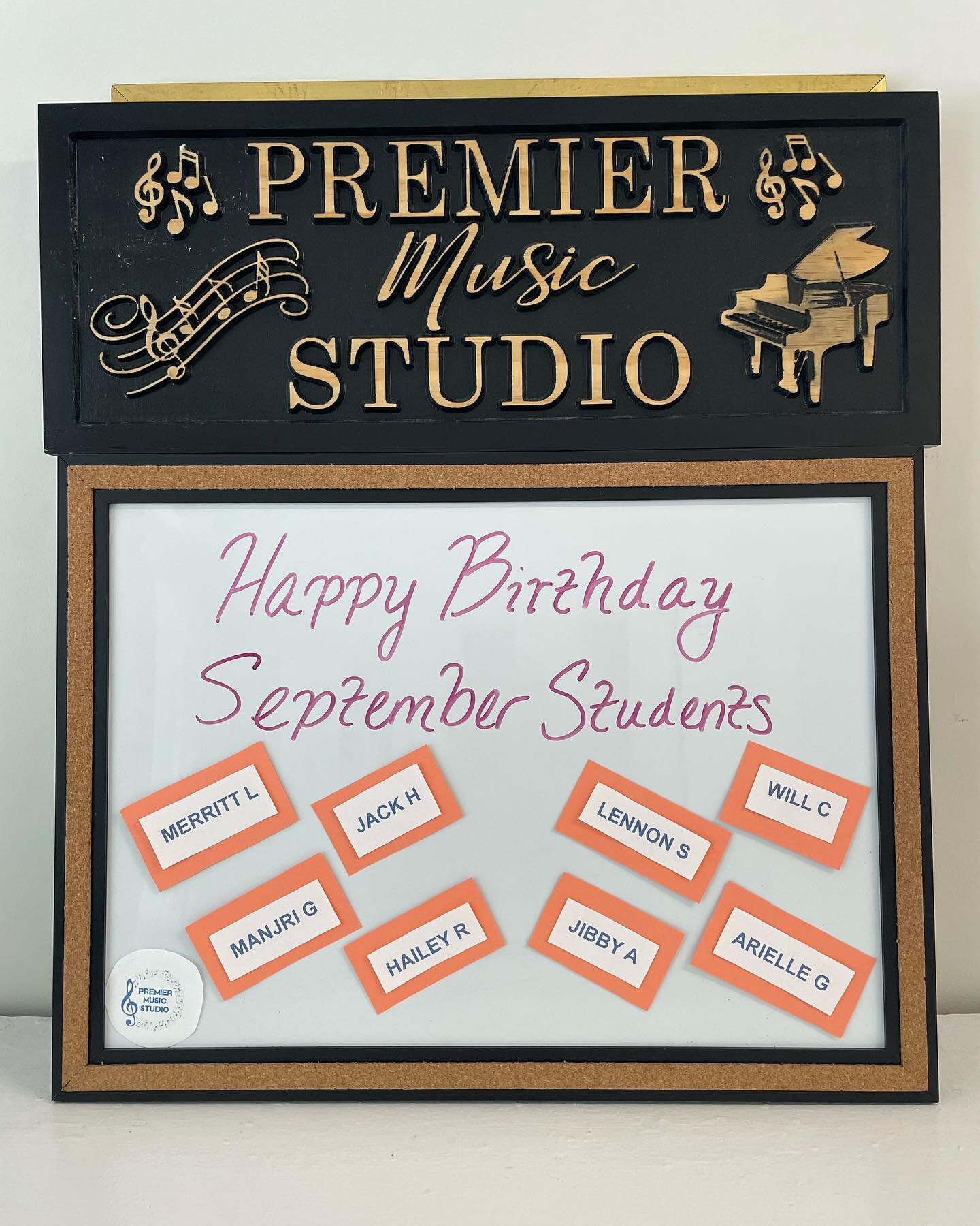 Wishing Happy Birthday to all of our September birthday students!
