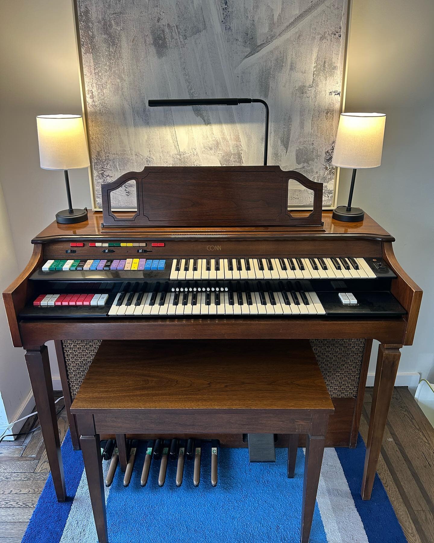 We are so excited to feature our newest instrument in our storefront window!  Thank you to our generous donors and friends who made the actual move to the studio possible #premier #music #studio #organ #fun #pedals #buttons #keys