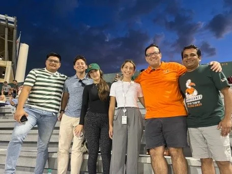 Taylor lab cheers on Canes baseball