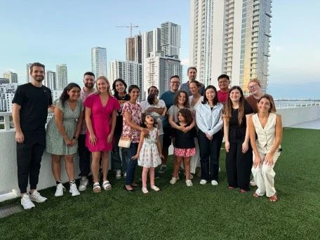 End of summer lab potluck with friends and family