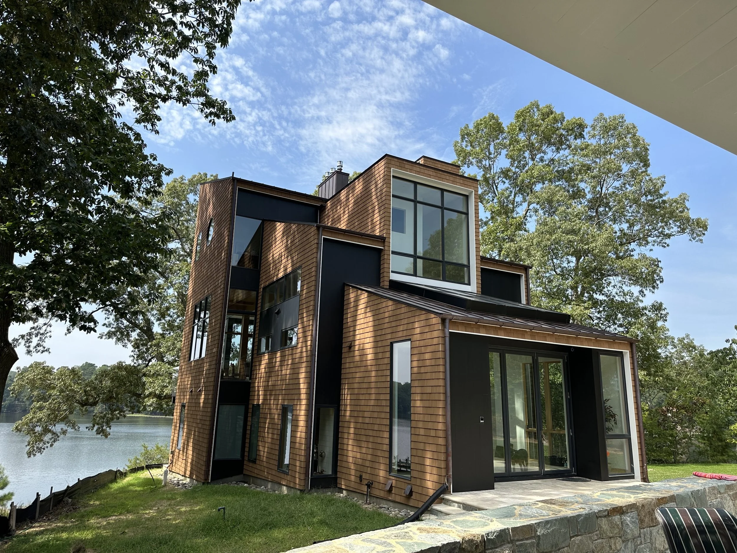 Calvert County House - Staircase Video; completed as Principal at McInturff Architects (Copy)