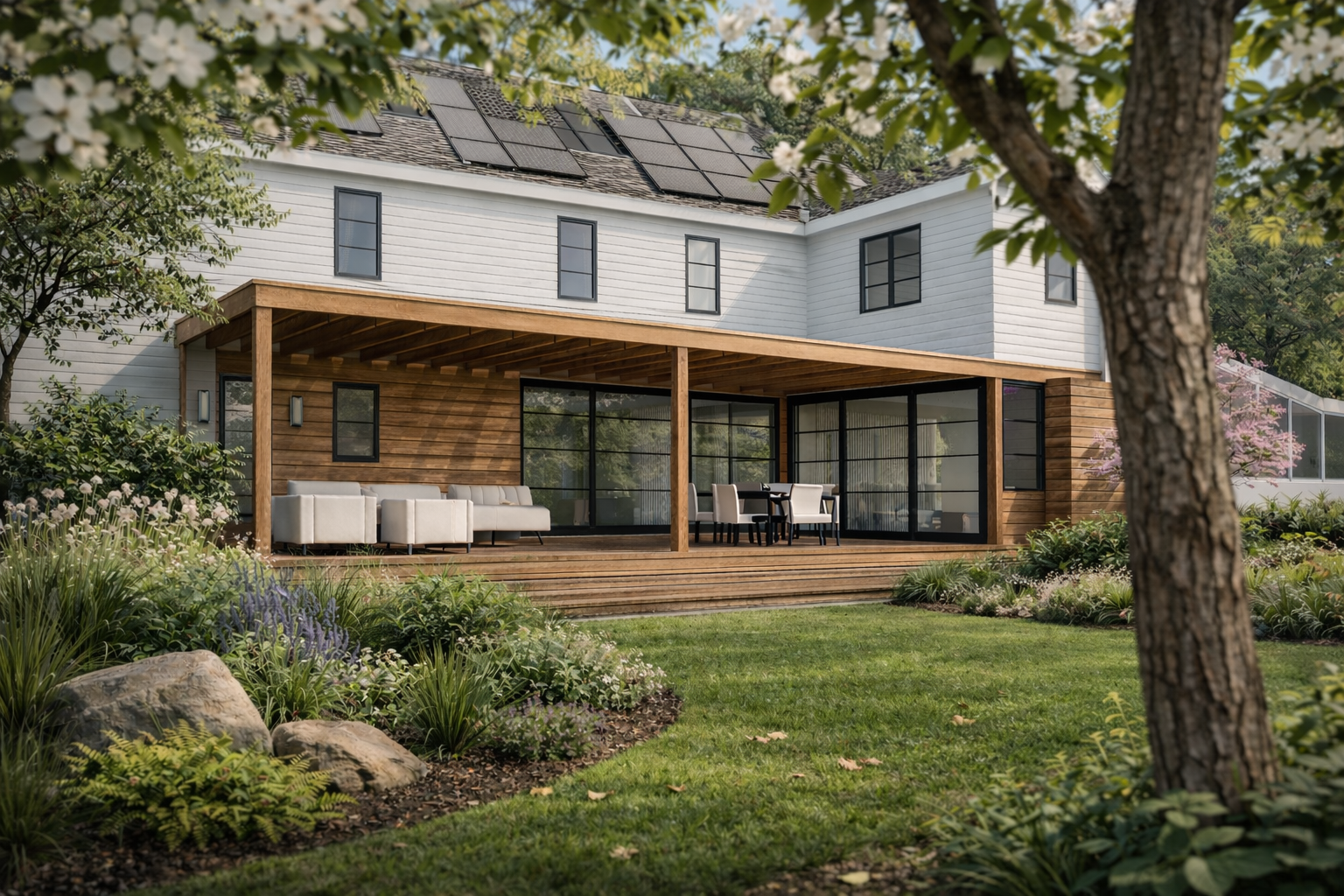 Open Renovation - Rear View