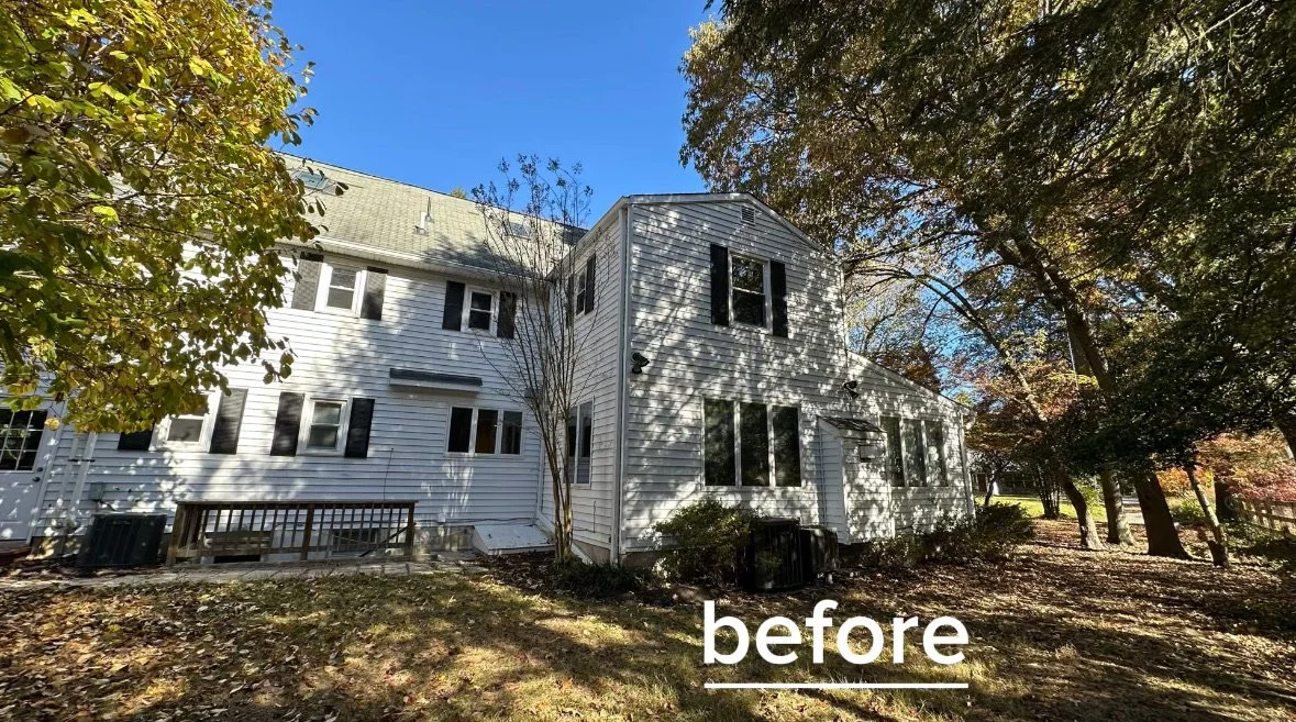 Open Renovation Exterior - Before