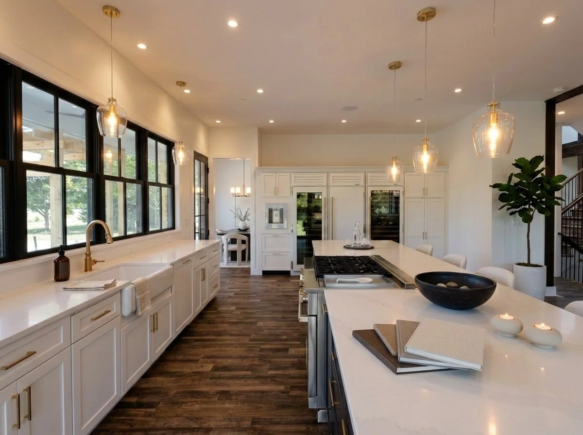 Bennett Point Farmhouse - Kitchen