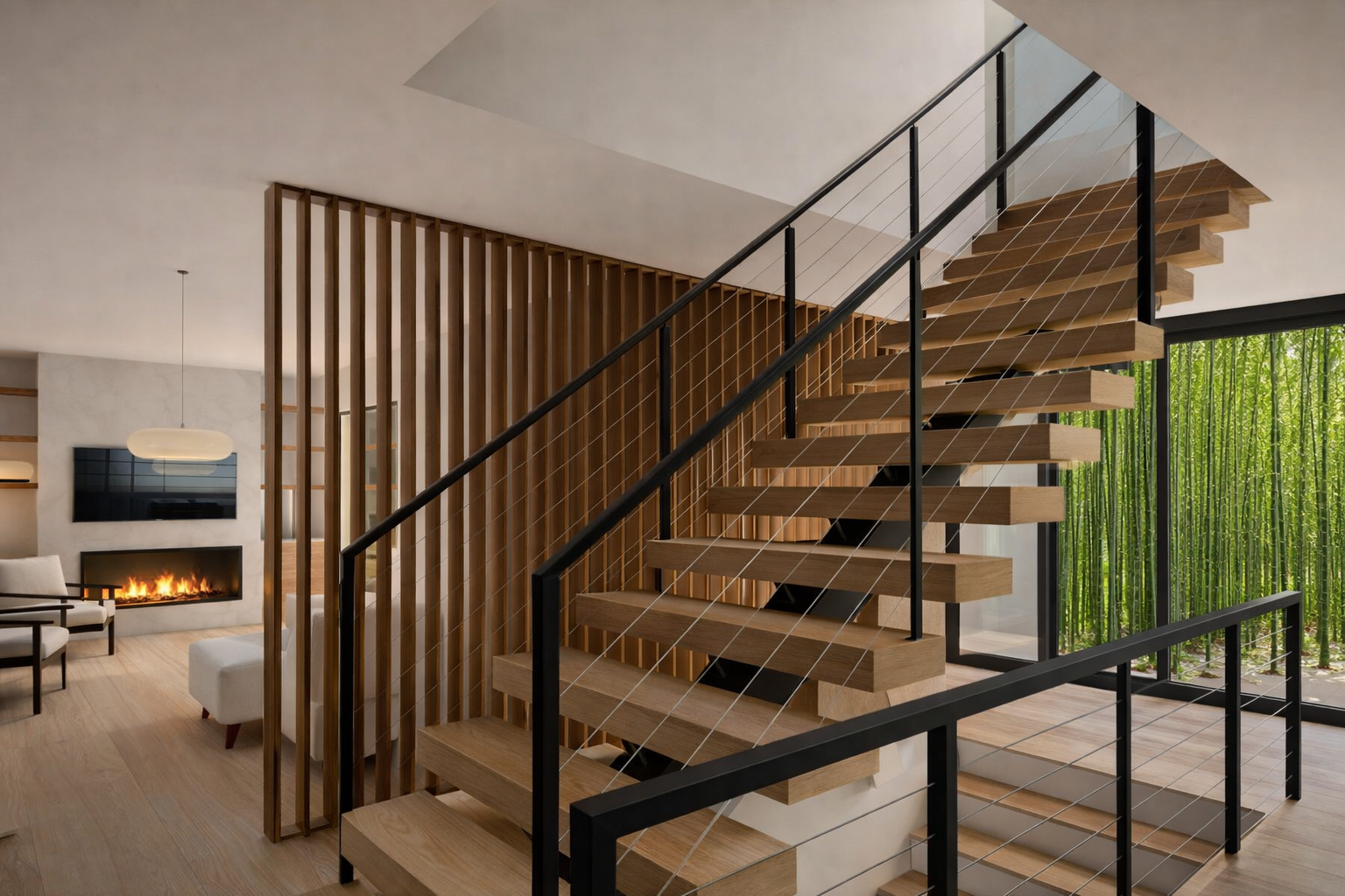 Open Renovation Staircase - After