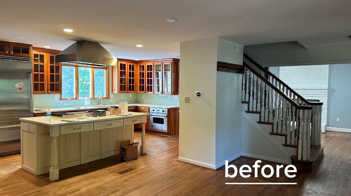 Open Renovation Staircase - Before