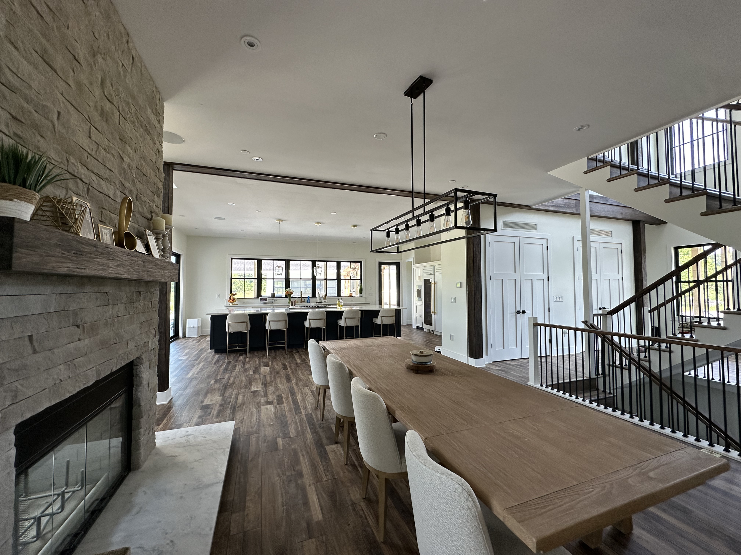 Bennett Point Farmhouse - Dining Room; Photo Credit Kelsey Cozadd