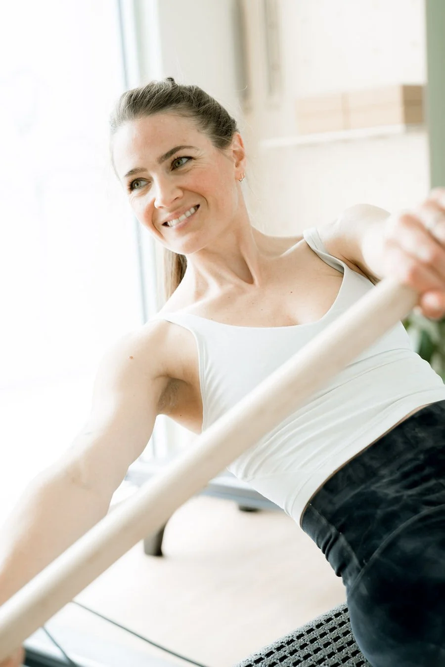 Heather Obre, Studio Manager and Pilates Instructor at SEED Studio in Squamish, BC