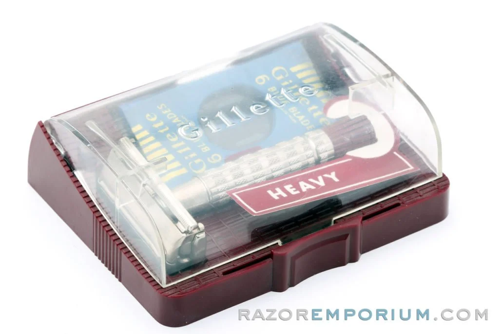 Gillete Razor Red 1956 Gillette- Super Speed Red Tip Heavy — Razor Archive
