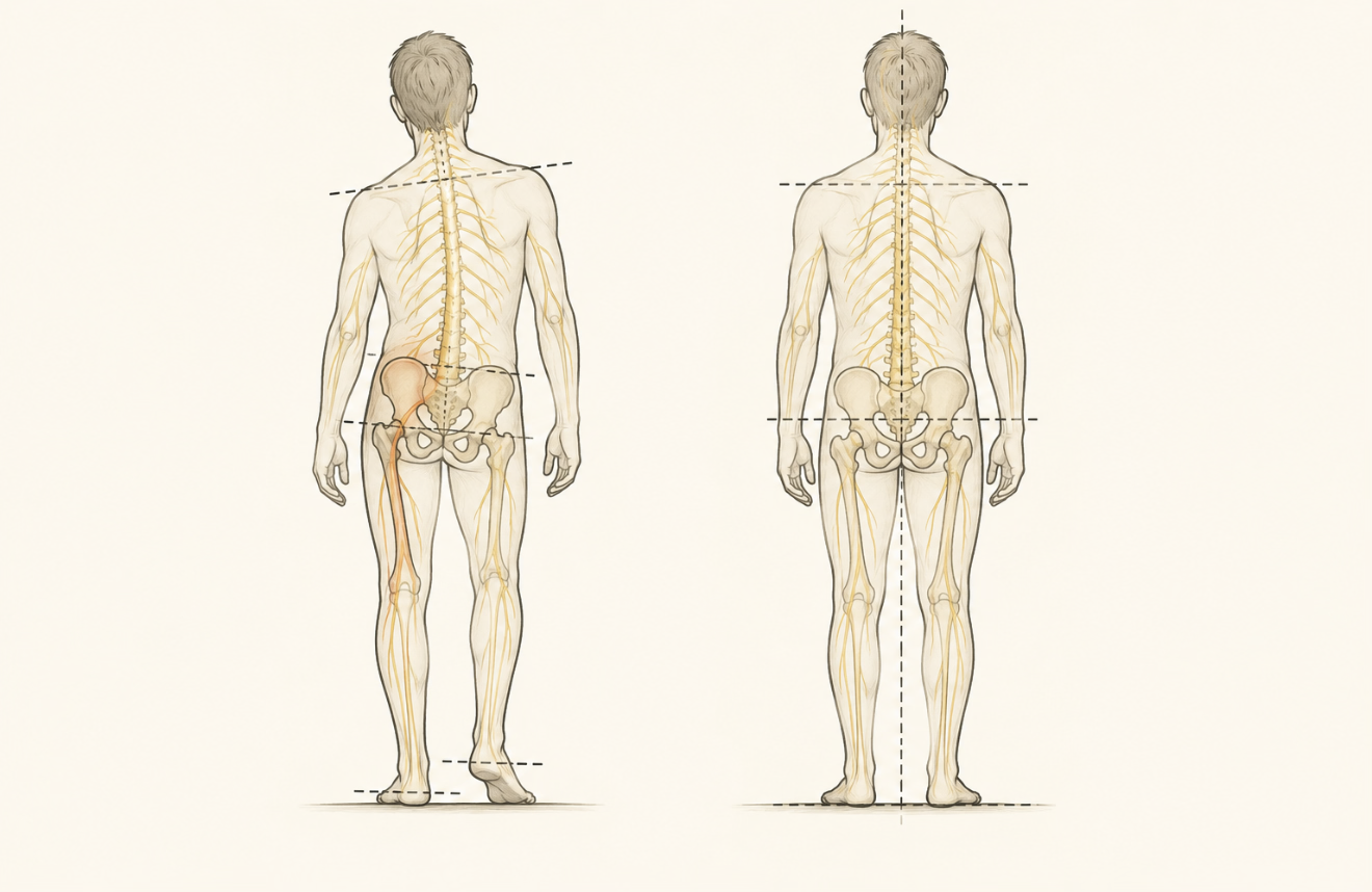 “That’s Just My Dominant Side”: A Practitioner Perspective on Body Asymmetry, Hip Hike, Leg-Length Differences and the Nervous System