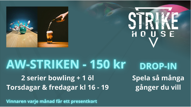 Erik är februari månads vinnare av AW-striken