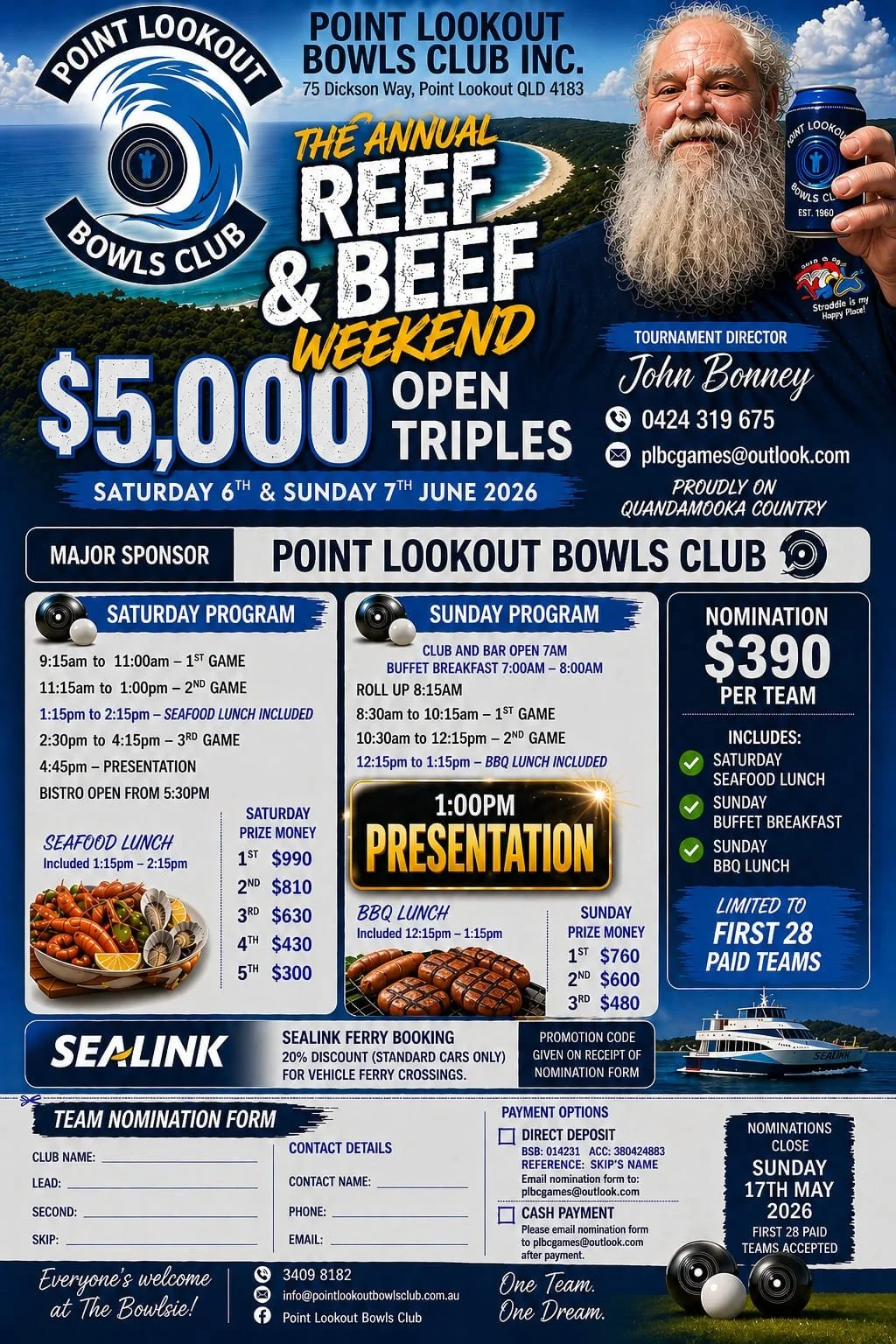 Reef &amp; Beef 2026 OPEN COMPETITION