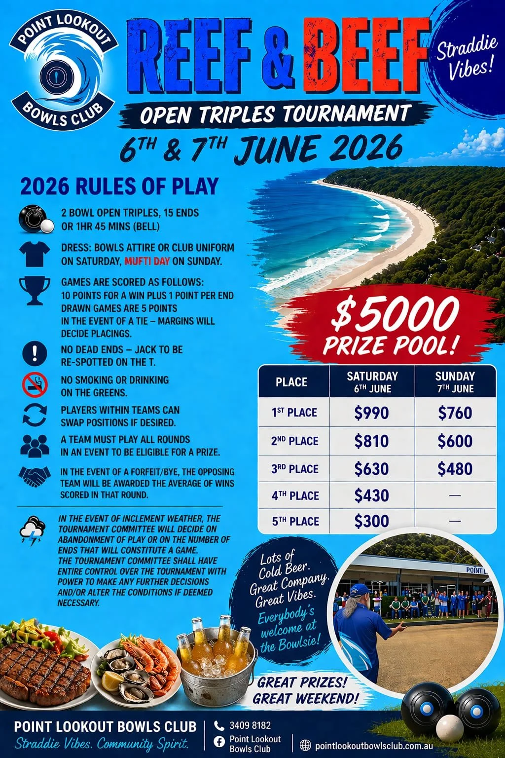 Reef &amp; Beef 2026 OPEN COMPETITION