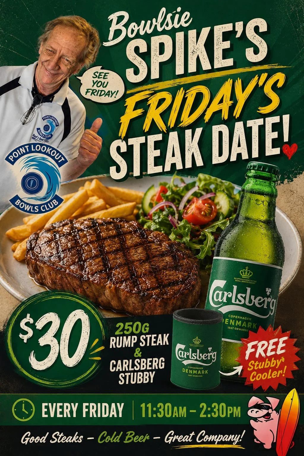 Spike’s Friday Steak Date