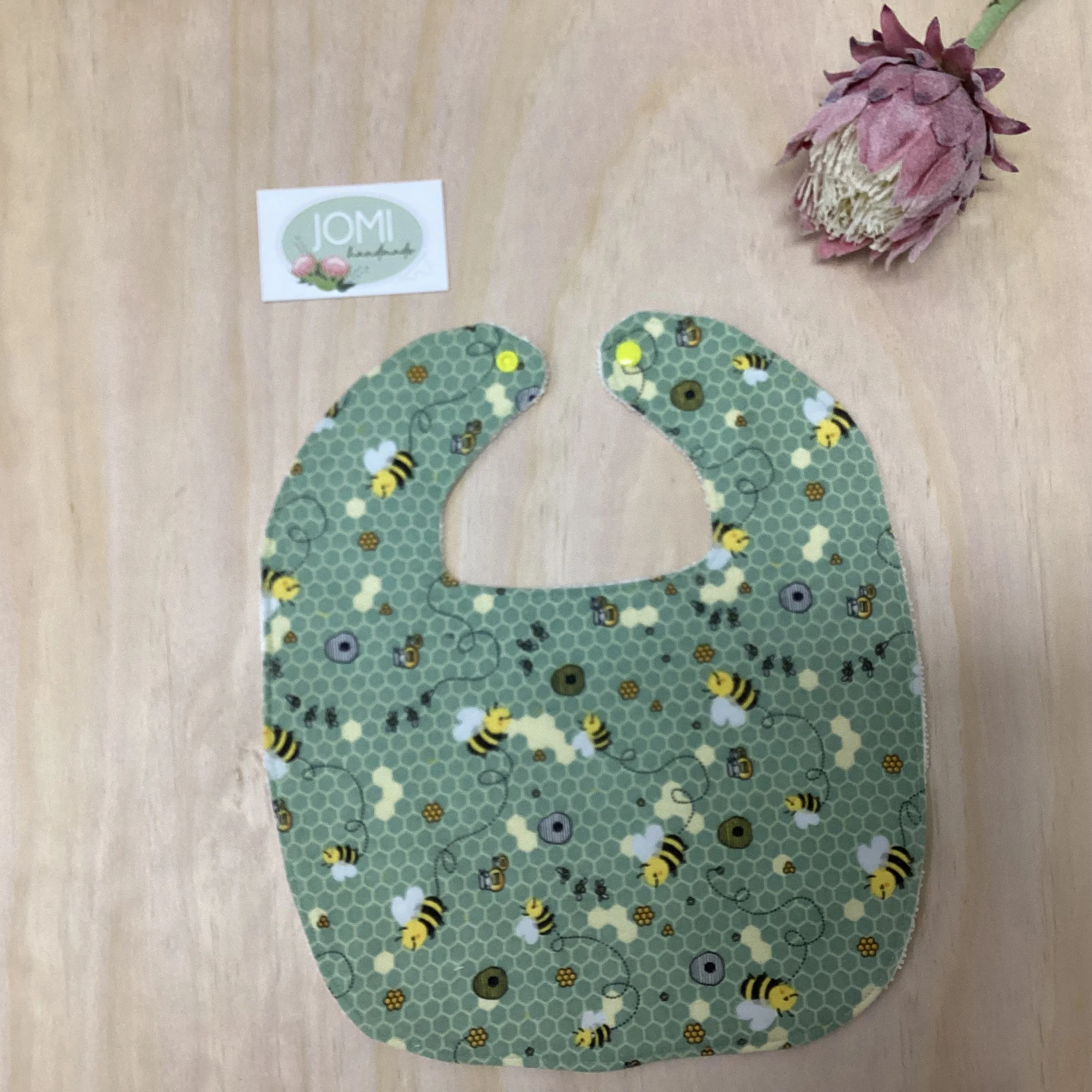 Bees Large Bib