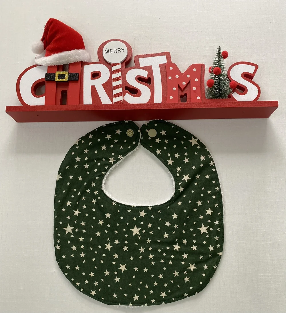 新作ং christmas bib✩⡱ Christmas Baby Bibs — JOMI Hand-made 新作ং christmas bib✩⡱