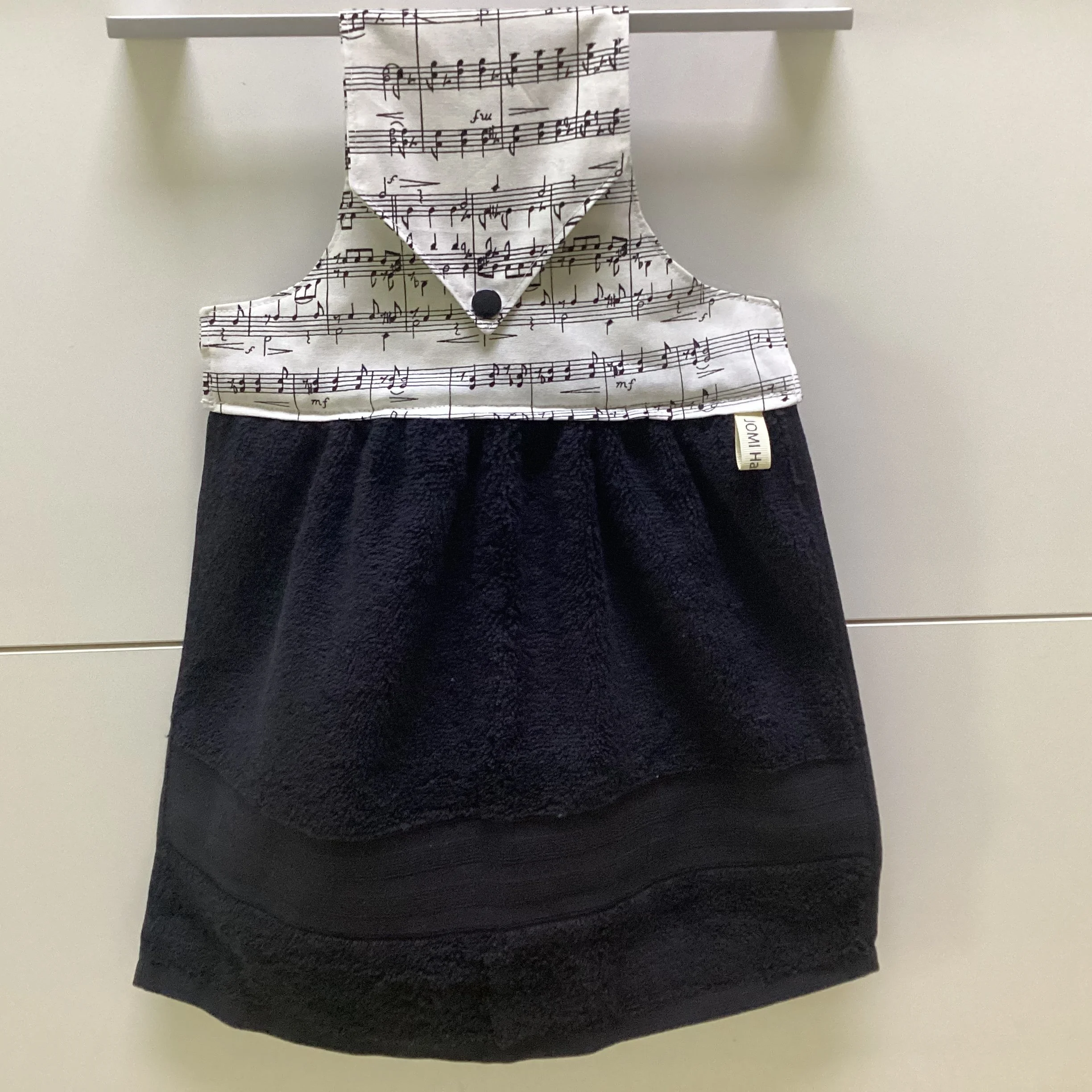 Music Notes Hanging Hand Towel